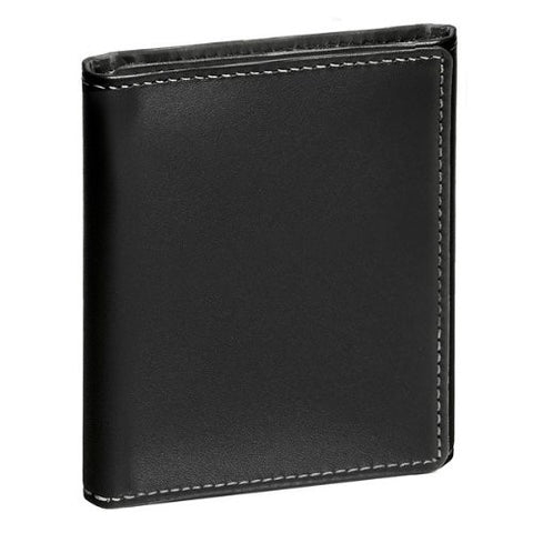 Tri Fold - Leather Exterior - Black