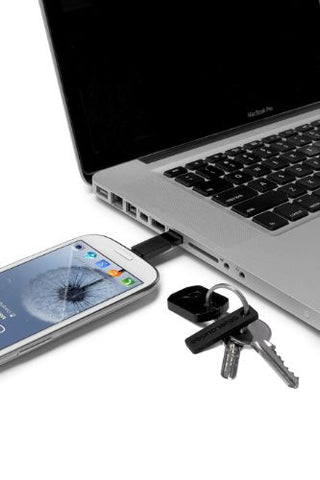Kii Keychain Micro-USB Connector Charger - Black