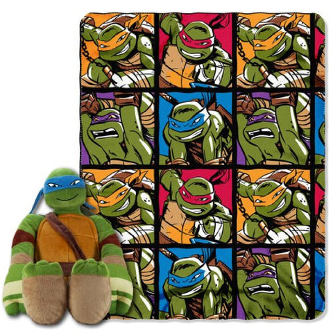Teenage Mutant Ninja Turtles, "Warrior Spirit" Hugger and Fleece Throw 40"x50"