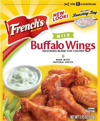 Frenchs Mix  Seasoning Buffalo Wing Mild 1.75 OZ