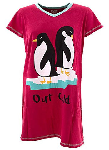 Lazy One Out Cold - 190, Nightshirt, S -M
