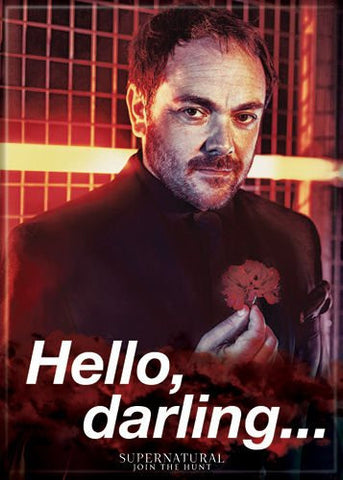Supernatural Crowley Hello Darling
PHOTO MAGNET 2 1/2 in. x 3 1/2 in.