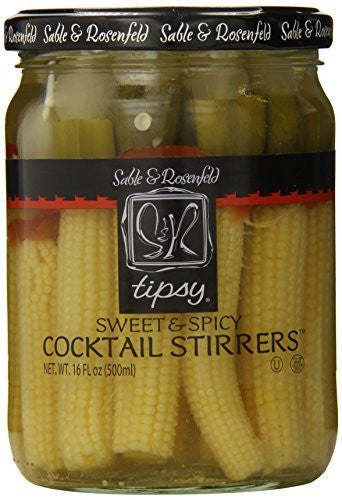 Sweet/Spicy Tipsy Cocktail Stirrers, 16 oz