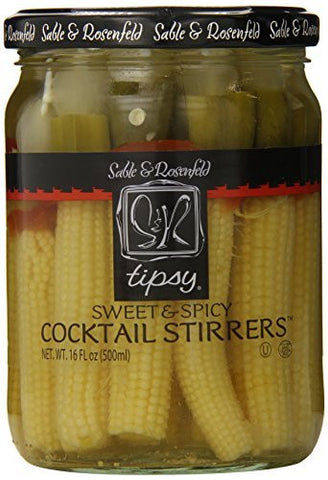 Sweet/Spicy Tipsy Cocktail Stirrers, 16 oz