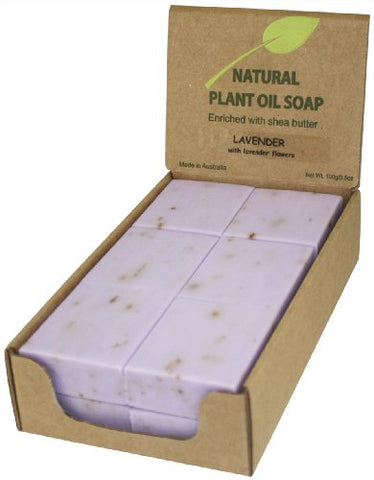 Lavender with Flowers Craft Unwrapped Soap 100g