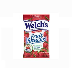 Welchs Fruit Snack 4ct 0.9 Oz Pouch Strawberry