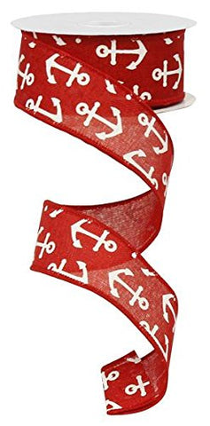1.5"X10yd Basic Anchor - Red/White