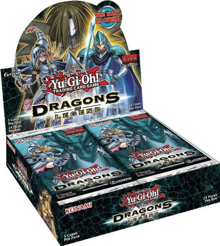 Yu-Gi-Oh Dragons of Legends Boosters, 5 cards/pack, 24packs/box