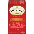 English Breakfast Decaf Boxed Teabags, 20's