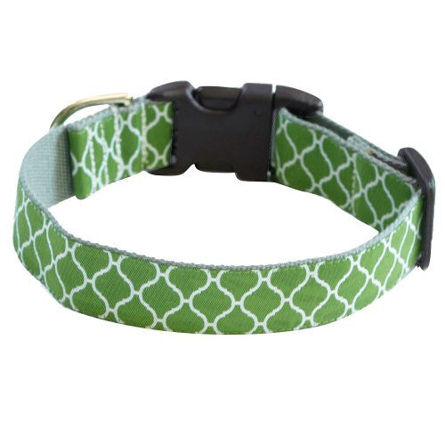 secret garden bamboo dog collar - small (10-14" neck)