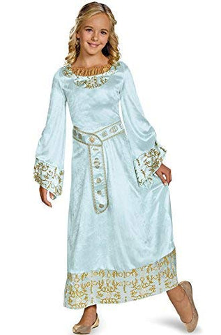 Aurora Blue Dress Child Deluxe, Girls - M (7-8)