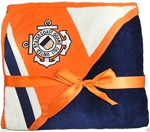 Coast Guard Blanket, Orange/Blue