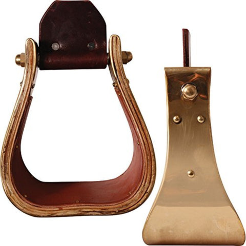Monel Stirrups Brass 4"