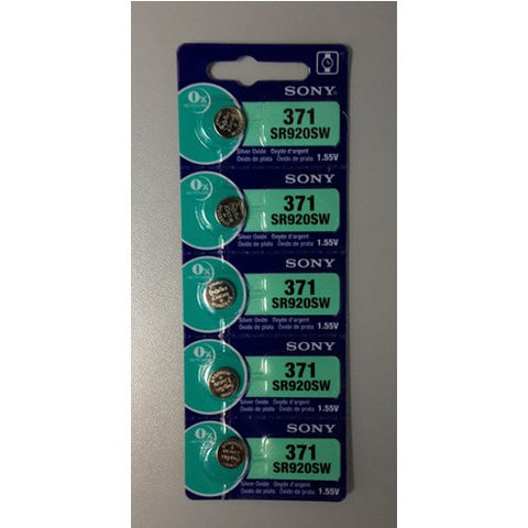Sony SR920SW 1.55V 0% Mercury Cell Battery (5pcs per pack)