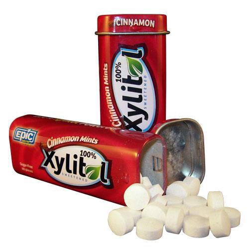 Epic Dental Xylitol Sweetened, Cinnamon Mints, 60 ct