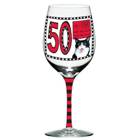 Enesco Hoots Wine Glasses 50