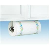 Wall Mount Folding Paper Towel Holder Color Sleeve w/ Hang Hole, Hardware Included - Clear