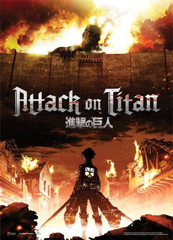 Attack On Titan - Key Art Wallscroll