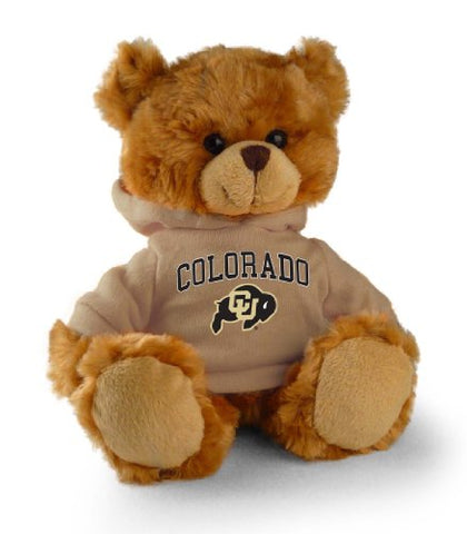 Colorado Hoodie Bear, Light Brown 6"