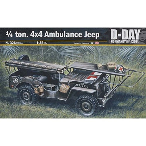 1/4-ton 4x4 Ambulance Jeep 1/35 Kit