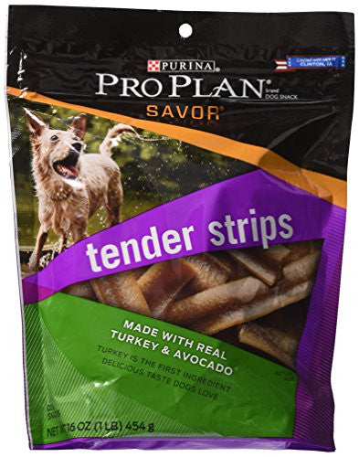 Pro Plan Tender Strips w/ Turkey & Avocado 16 oz