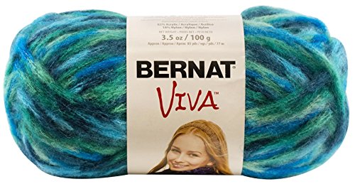 Bernat Viva Yarn Teal 85 Yards 3.5 OZ
