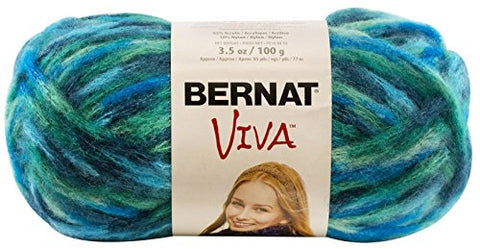 Bernat Viva Yarn Teal 85 Yards 3.5 OZ