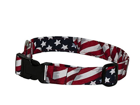 Elmo's Closet Liberty Dog Collar - Medium - 3/4 Inch
