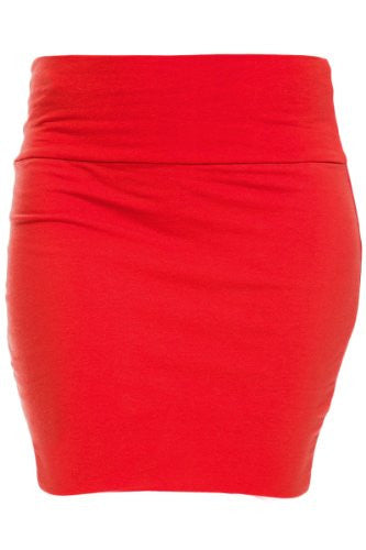 Heart & Hips, Basic Skirt, Red, Small