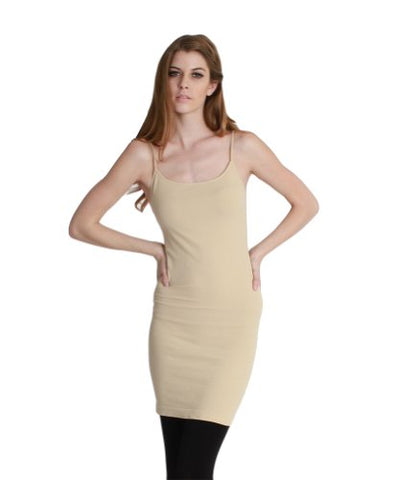 Seamless Long Camisole Dress - 13 Stone, One Size
