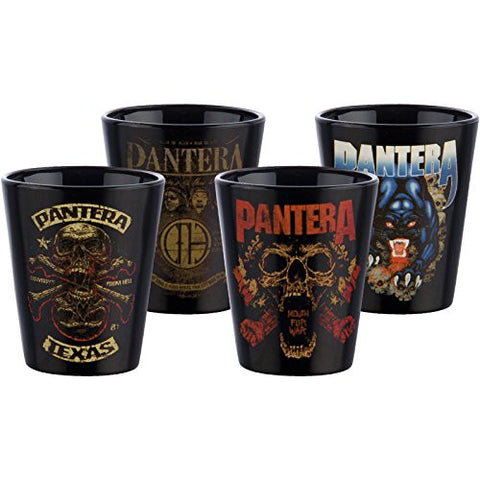 4 Pack Shotglass Of Pantera
