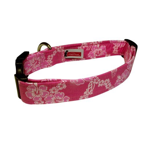 Elmo's Closet Surfer Girl Dog Collar - Medium - 3/4 Inch