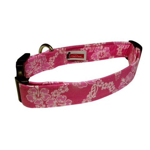 Elmo's Closet Surfer Girl Dog Collar - Medium - 3/4 Inch