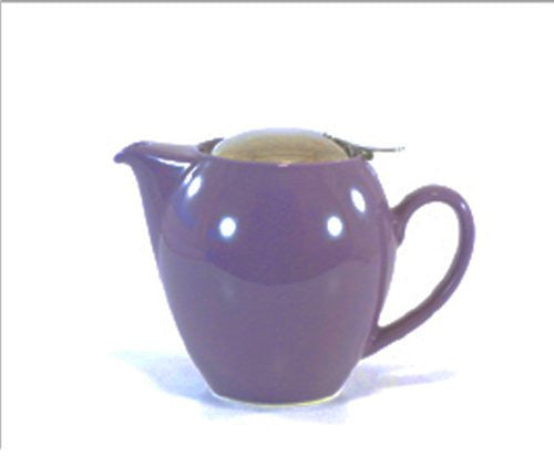Bee House Ceramic 22 Ounce Round Teapot (Eggplant)