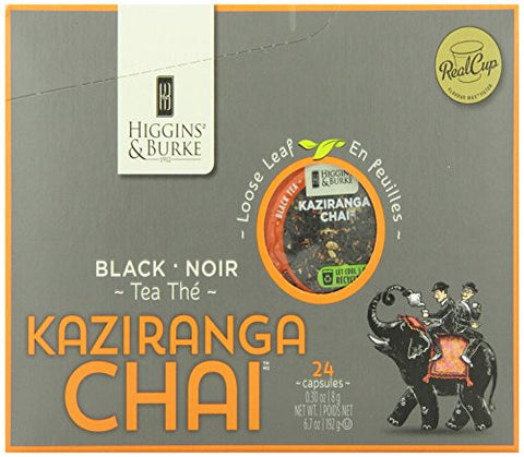 HIGGINS & BURKE, KAZ CHAI LEAF CAP (24 SINGLE SERVE CUPS)
