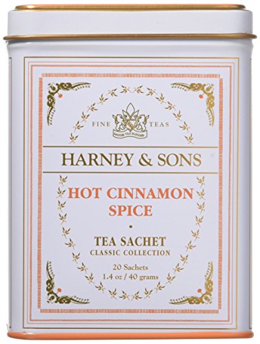 Classic Tins - Flavored Black Tea, Hot Cinnamon Spice (20 ct)