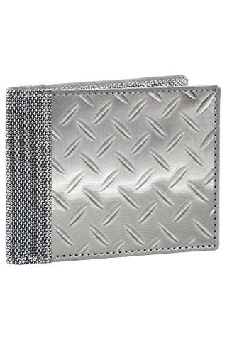 Billfold - Texture: Diamond Plate - Silver