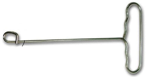 Stainless Steel 9" Dehooker, hook notch