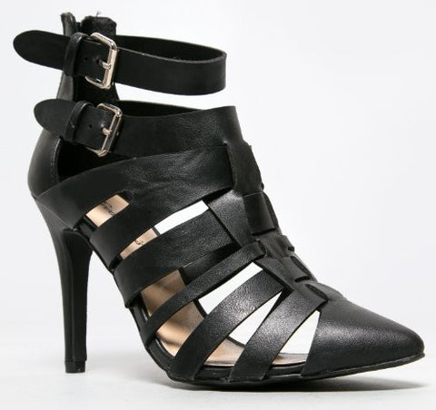 Breckelle's Wholesale Lady Sandals BLACK Size: 8.5