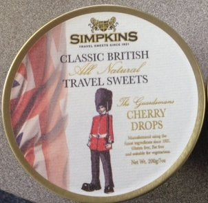 British Guardsman- Cherry Travel Sweets 7oz