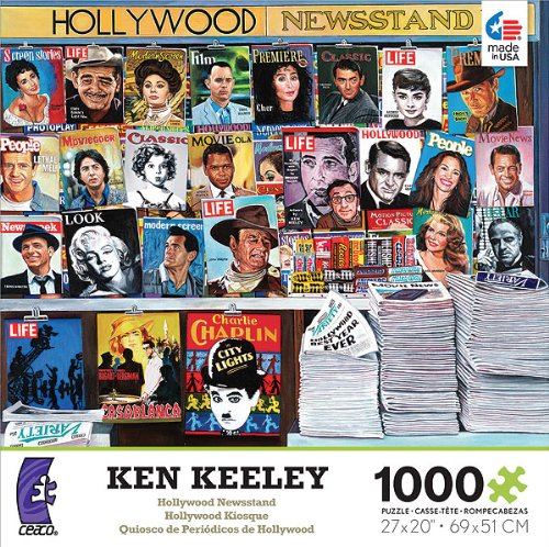Ceaco 1000 Piece Ken Keeley Assortment, Hollywood Newsstand