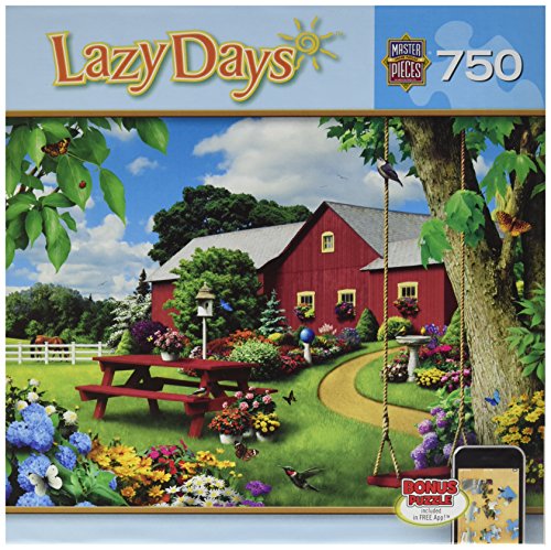 Lazy Days 750pc - Picnic Paradise, 8" X 8" X 2.25"