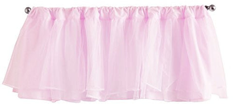 Tulle Window Valance Pink