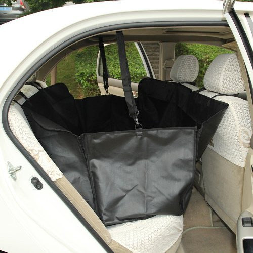 LAGUTE Pet Mat Blanket Cover for Sofa/Car Black