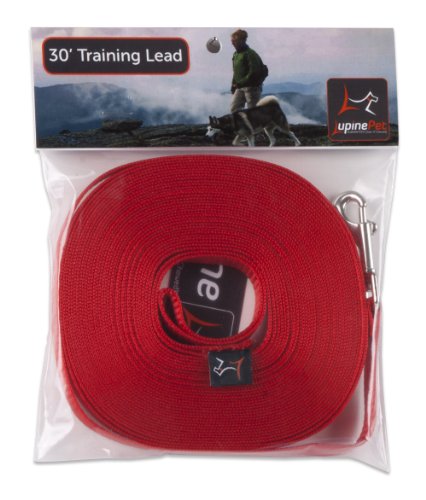 Lupine 1/2" Basics Collection - Red, 30' Training Lead