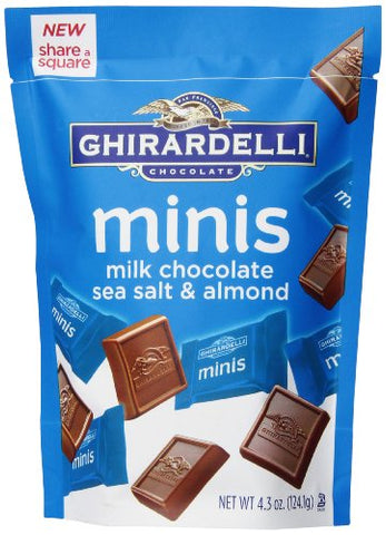 Milk Chocolate Sea Salt & Almond Minis, 4.3 oz