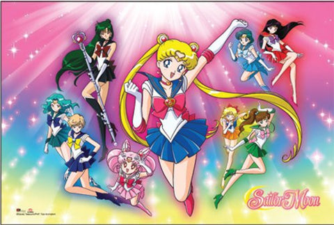 Sailor Moon S - Group Paper Poster