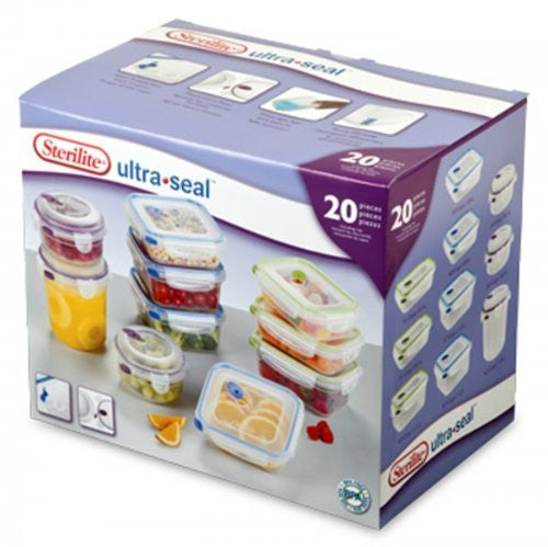 Ultra-Seal 20 Piece Set Food Storage Container