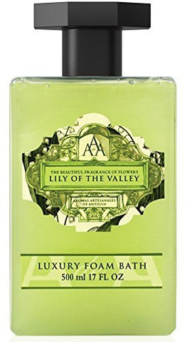 AROMAS ARTESANALES DE ANTIGUA (AAA) FLORAL RANGE: Lily of the Valley Foam  Bath,17ml