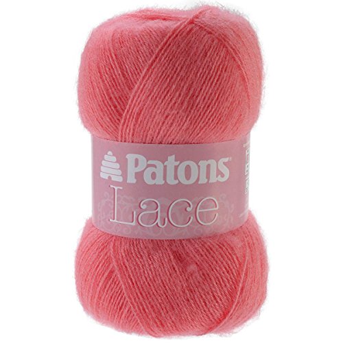 Patons Lace Yarn Calypso Coral 498 Yards 3 OZ